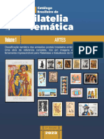 Catálogo Brasileiro de Filatelia Temática - Volume 1 - ARTES