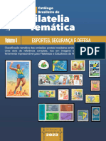 Catálogo Brasileiro de Filatelia Temática - Volume 4 - ESPORTES, SEGURANÇA E DEFESA