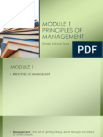 Module 1 Logistics Management (Principles of Management)