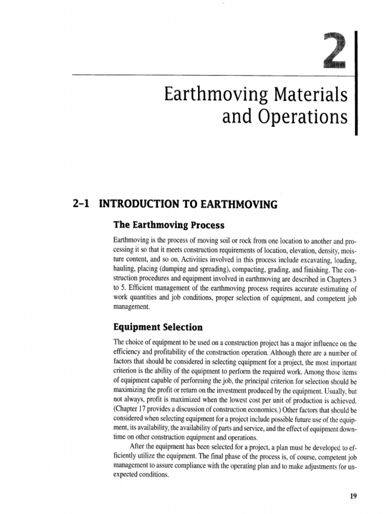 2 Earth Works Operation | PDF