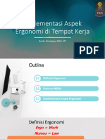 Sesi 15 - Implementasi Ergonomi Di Tempat Kerja - Kelas Reguler