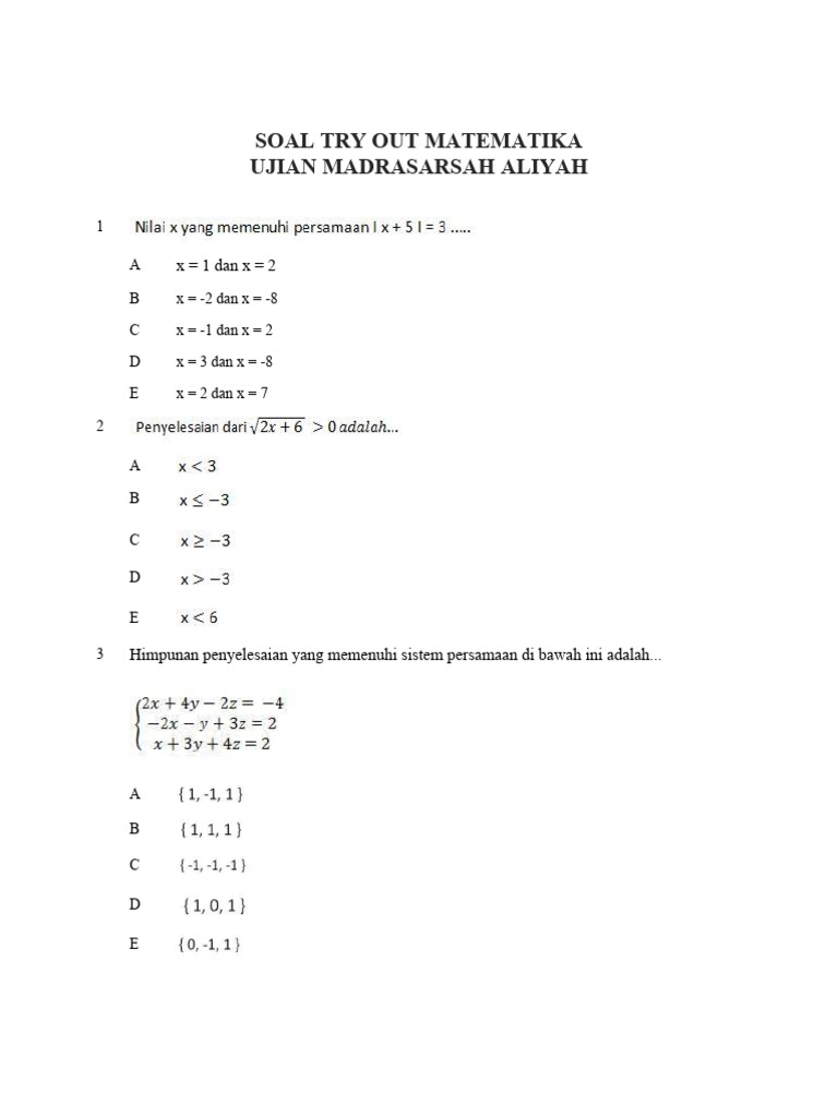 Soal Um Matematika Wajib Ma | PDF | Metode & Bahan Ajar