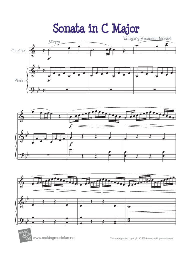 Sonata in C Major PDF