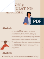 Filipino Reporting g5 Abstrak