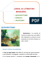 Era Colonial Da Literatura Brasileira