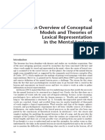 Dóczi - 2019 - An Overview of Conceptual Models and Theories of Lexical Representation in The Mental Lexicon