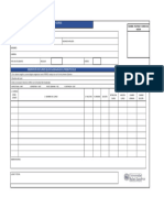 Formulario de Modificacion de Cursos Digital Editable