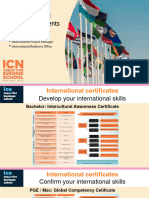 Présentation Événements - Certificats de Compétences Internationales