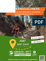  4a edició de la cursa solidària Gravel / BTT Transgalliners Oxfam Intermón