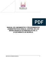 Propuesta Manual de Procedimientos 2016