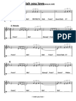 I Wish You Love (Leadsheet in C) (Zang en Midi)