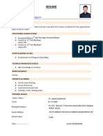 Resume Format