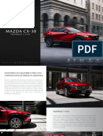 Fichatecnica Mazda cx-30 Nov 2023