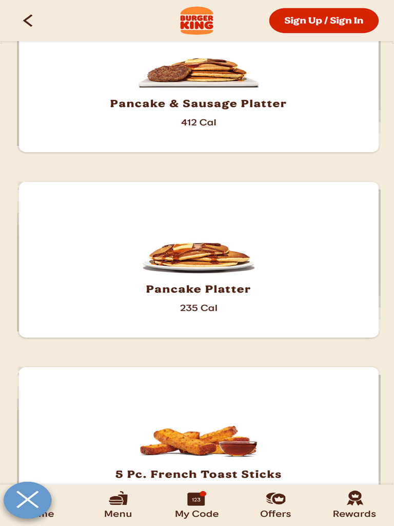 Burger King Breakfast Menu Overview | PDF