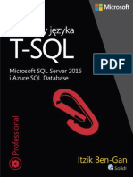 Podstawy Języka T-SQL Microsoft SQL Server 2016 I Azure SQL Database