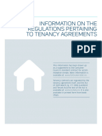 Information On The Regulations Pertaining To Tenancy Agreements1