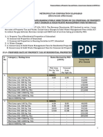 Proposed CDA & MCI Taxes & Charges Revision 2023