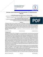 Glutamic Acid Production by Fermentation: A Comprehensive Review