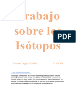 Trabajo Sobre Los Isótopos Vicente López 3º ESO B