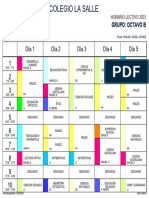 Horario 8B