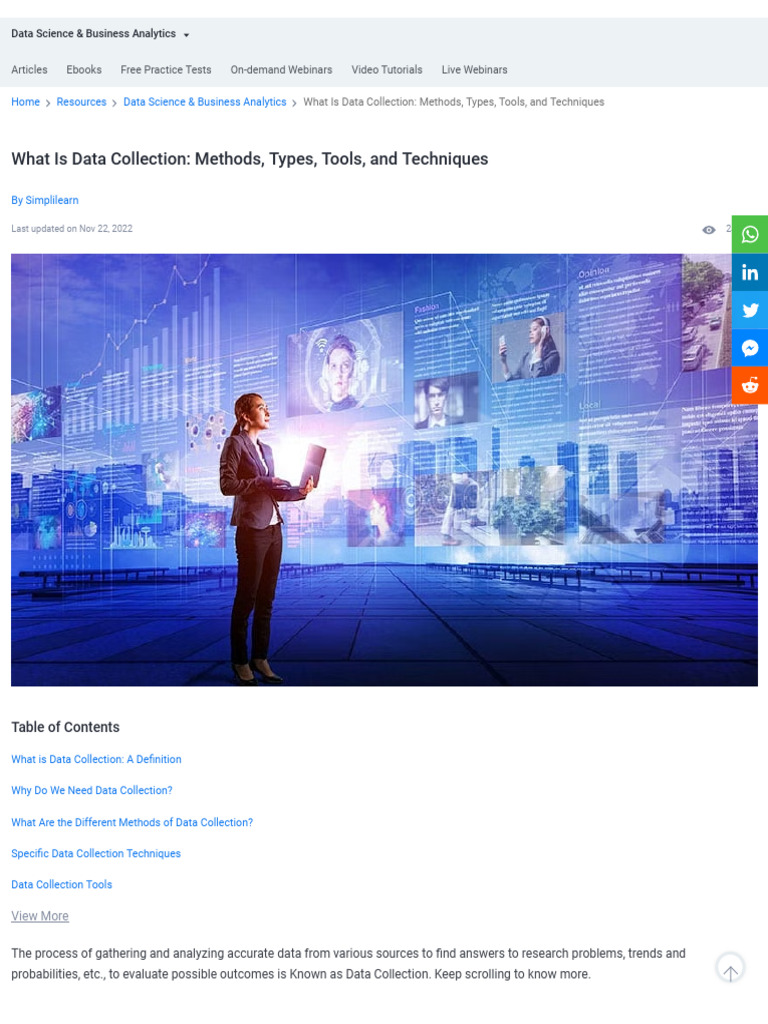 Data Collection: Methods & Techniques | PDF | Data | Big Data