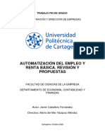 TFG Automatización y Renta Básica (Javier Caballero Fernández)