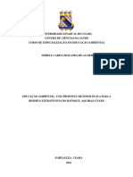 Educação Ambiental: Uma Proposta Metodológica para A Reserva Extrativista Do Batoque, Aquiraz-Ceará