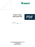 Project Relocation Plan Template