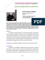 04 David García Carmona Tres Versiones para Una Tragedia. Romeo y Julieta de P.I. Chaikovski