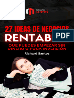 27 Ideas de Negocios Rentables Con Richard Santos