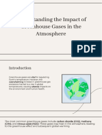 Understanding The Impact of Greenhouse Gases in The Atmosphere