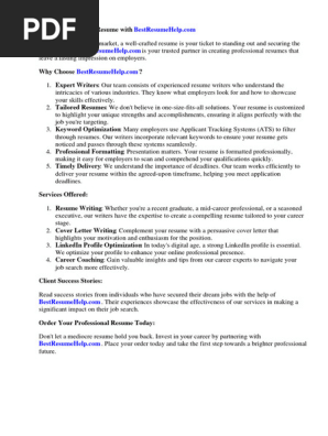 Resume for Be Students