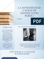 Sesion 7. CAUSAS DE JUSTICIACION PARTE 2