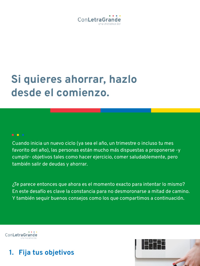 Comienza A Ahorrar A Principios De Año | PDF | Ahorro | Economias