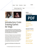Intro Crate Games (To Teach Crate)