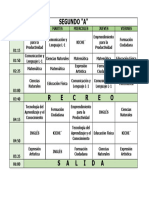 HORARIOS 2023 2do. A