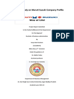 A Detailed Study On Maruti Suzuki STP