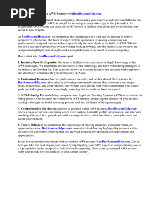 Aws Resume