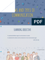 Forms & Types of Communication - (C)