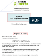 Sesión 1-Generalidades de Psicologia Educativa