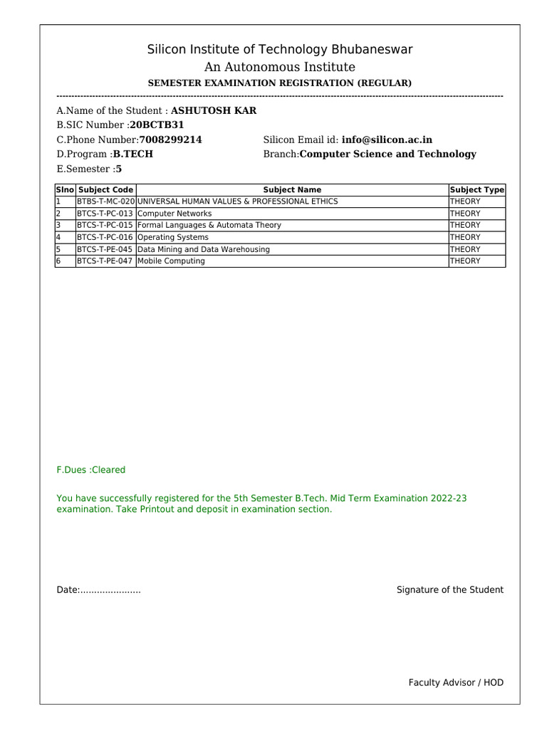 AdmitCard | PDF