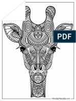 Giraffe-Head-Mandala