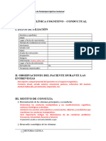 Historia Clínica Conductual (FORMATO LNM)