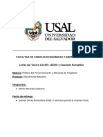 Letras Del Tesoro Lecer Ledes y Caucione Bursátiles