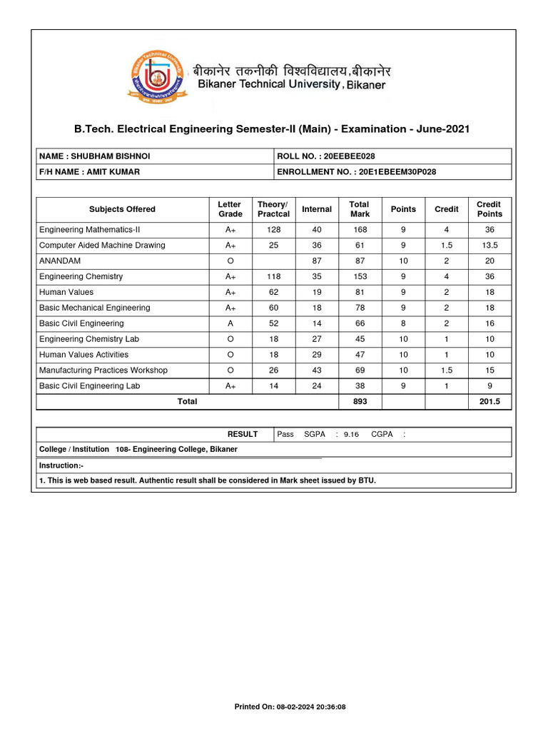 2nd Sem Main | PDF | Technology & Engineering