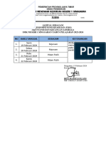 Jadwal Seragam