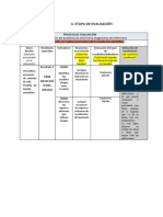 4 Etapa de Evaluación