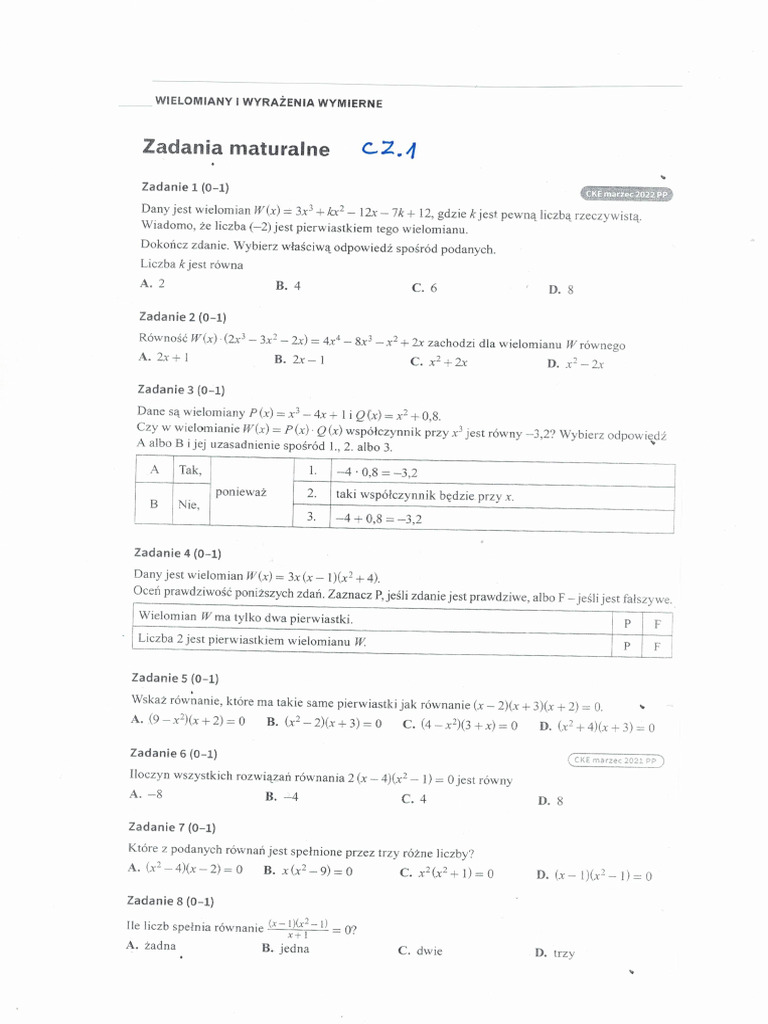 Wielomiany wyrazenia wymierne pdf