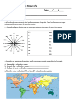 Ficha de Revisões de Geografia