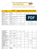 Lista de Pprecios Mayoreo Autorizada